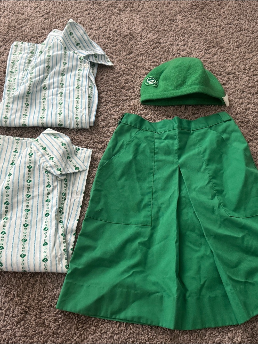 Vintage Girl Scout Juniors Uniform - 10/12